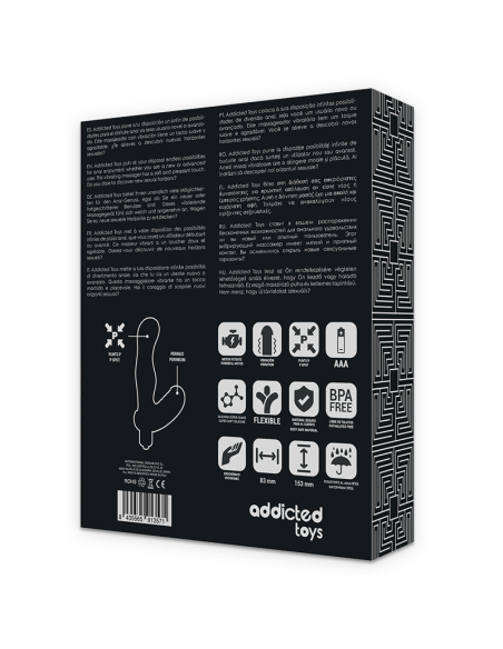 ADDICTED TOYS ESTIMULADOR ANAL PROSTATA SILICONA P SPOT VIBE