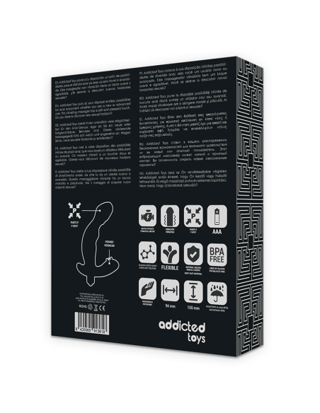 ADDICTED TOYS ESTIMULADOR ANAL PROSTATA REALISTIC SILICONA P SPOT VIBE