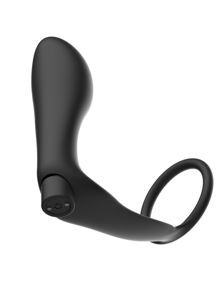 ADDICTED TOYS ANILLA PENE CON PLUG ANAL CONTROL REMOTO NEGRO RECARGABLE