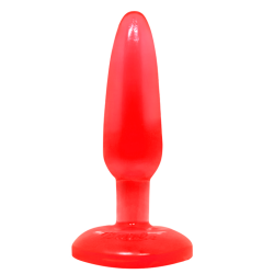 BAILE PLUG ANAL TACTO SUAVE ROJO 142 CM 2