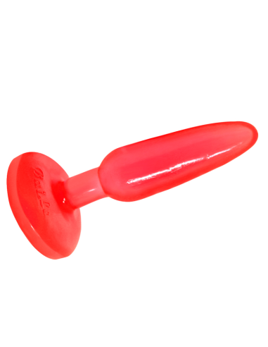 PLUG ANAL TACTO SUAVE ROJO 142