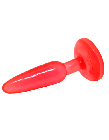 PLUG ANAL TACTO SUAVE ROJO 142