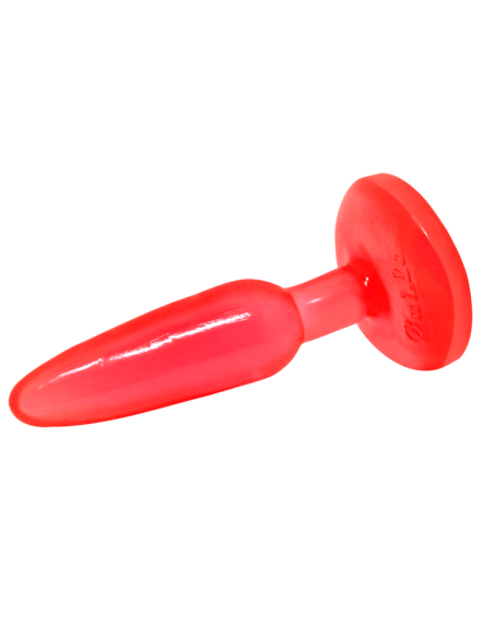 PLUG ANAL TACTO SUAVE ROJO 142