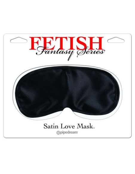 FETISH FANTASY MASCARA SATINADA NEGRA