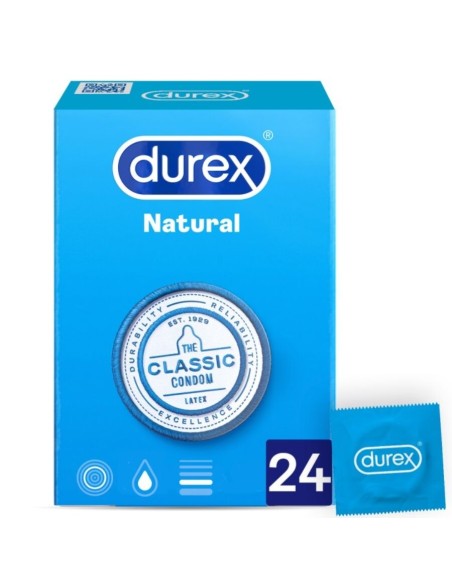 DUREX NATURAL PLUS 24 UNIDADES