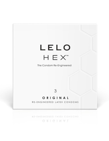 LELO HEX PRESERVATIVO CAJA 3 UDS