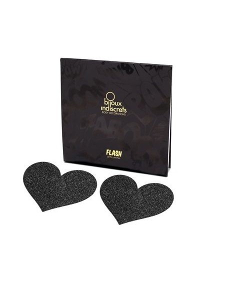 BIJOUX PEZONERAS FLASH CORAZoN NEGRO