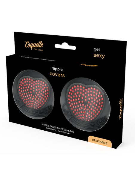 COQUETTE CHIC DESIRE CUBRE PEZONES ROJO NEGRO COQUETTE CHIC DESIRE CUBRE PEZONES ROJO NEGRO