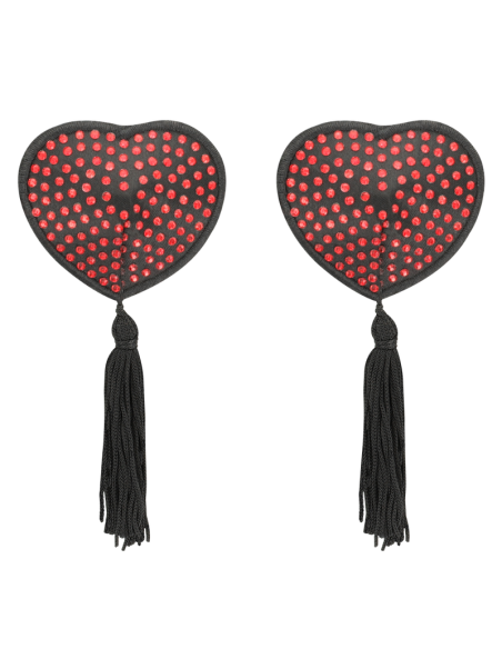 COQUETTE CHIC DESIRE CUBRE PEZONES ROJO NEGRO
