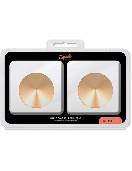COQUETTE CHIC DESIRE CUBRE PEZONES CIRCULOS DORADOS COQUETTE CHIC DESIRE CUBRE PEZONES CIRCULOS DORADOS