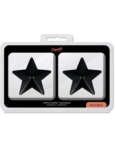 COQUETTE CHIC DESIRE CUBRE PEZONES ESTRELLAS NEGRAS