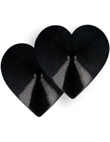 COQUETTE CHIC DESIRE CUBRE PEZONES CORAZONES NEGROS