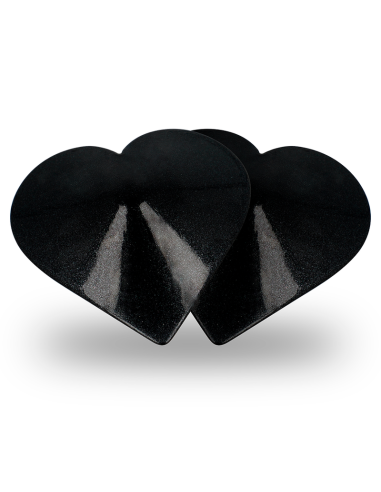COQUETTE CHIC DESIRE CUBRE PEZONES CORAZONES NEGROS
