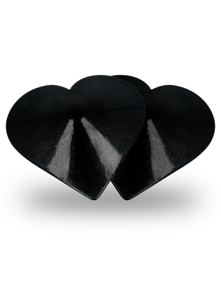 COQUETTE CHIC DESIRE CUBRE PEZONES CORAZONES NEGROS