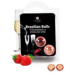 SECRETPLAY SET 2 BRAZILIAN BALLS FRESAS CON CAVA 2