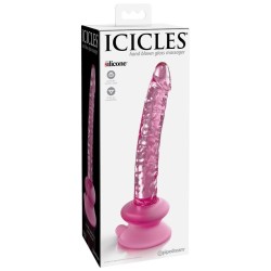 ICICLES NUMERO 86 DILDO VIDRIO CON VENTOSA 2