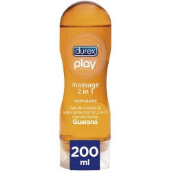 DUREX GEL LUBRICANTE DE MASAJE ESTIMULANTE GUARANA 200 ML 2