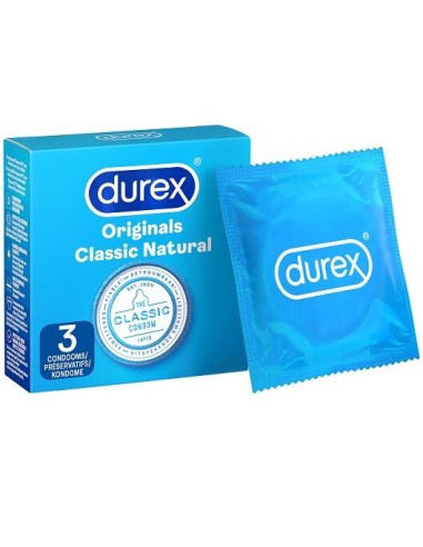 DUREX NATURAL CLASCIC 3 UNIDADES
