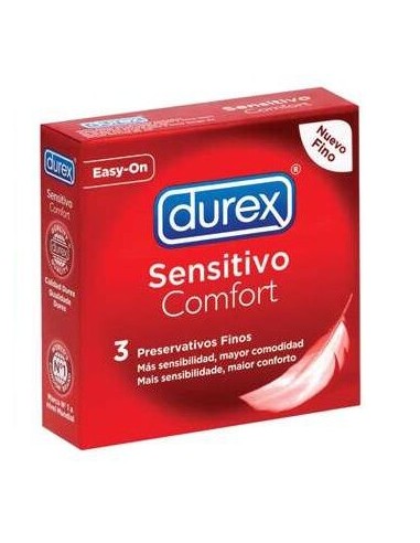DUREX SENSITIVO SUAVE 3 UDS