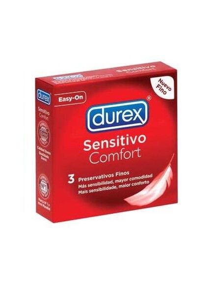 DUREX SENSITIVO SUAVE 3 UDS
