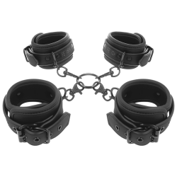 FETISH SUBMISSIVE SET ESPOSAS MANOS Y TOBILLOS CON FORRO DE NOPRENO 2