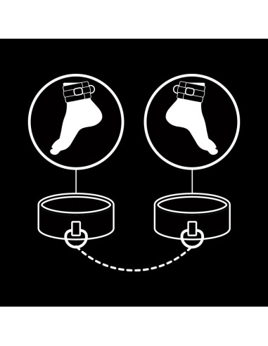 FETISH SUBMISSIVE ESPOSAS TOBILLOS CUERO VEGANO