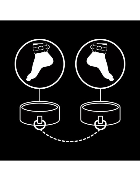 FETISH SUBMISSIVE ESPOSAS TOBILLOS CUERO VEGANO