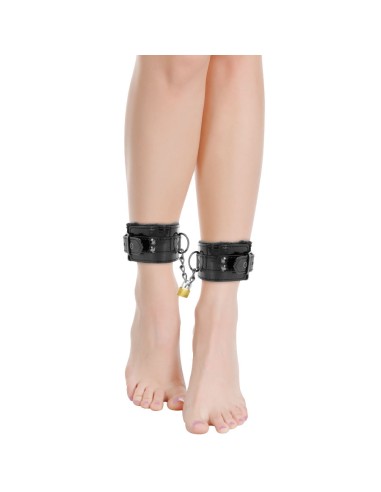 DARKNESS ESPOSAS CUERO AJUSTABLES PIES NEGRO