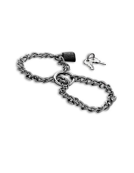 METAL HARD ESPOSAS CON CADENA DE ACERO INOX