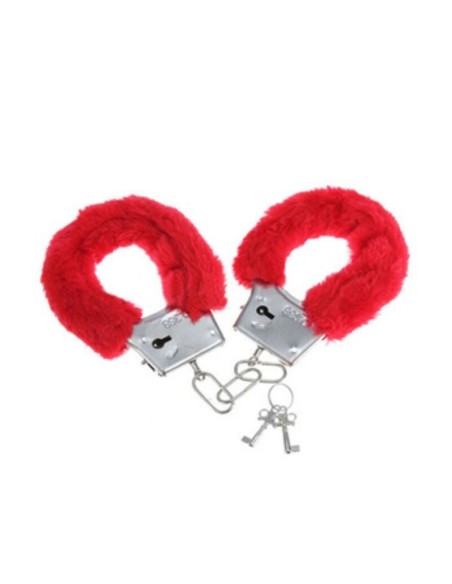 DIABLO PICANTE ESPOSAS METAL FORRADAS ROJO
