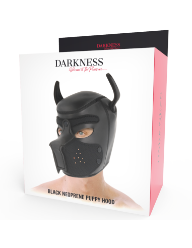 DARKNESS MaSCARA PERRO DE NEOPRENO CON HOCICO EXTRAiBLE M