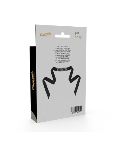 COQUETTE CHIC DESIRE ANTIFAZ ENCAJE NEGRO