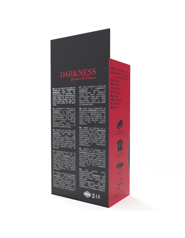 DARKNESS MORDAZA SILICONA HUESO ROJO