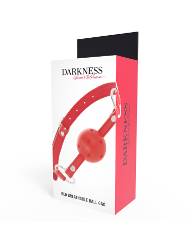 DARKNESS MORDAZA TRANSPIRABLE ROJO