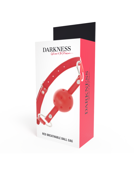 DARKNESS MORDAZA TRANSPIRABLE ROJO