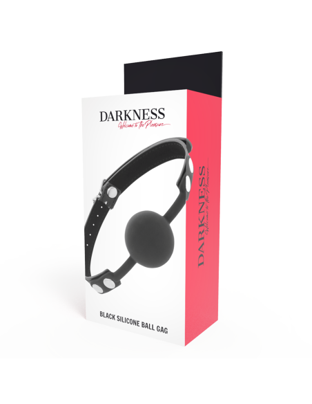 DARKNESS MORDAZA SILICONA NEGRO