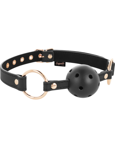 COQUETTE FANTASY MORDAZA TRANSPIRABLE CUERO VEGANO