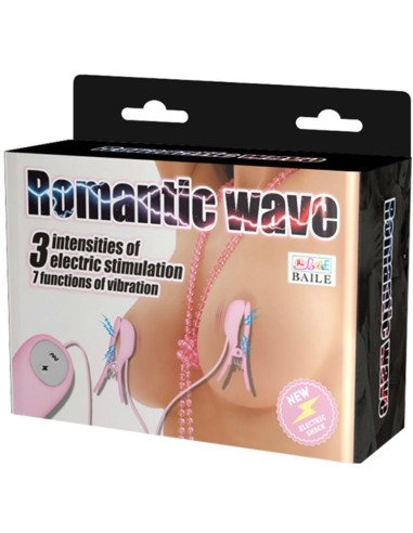 ROMANTIC WAVE PINZAS CON VIBRACION Y ELECTROSHOCK