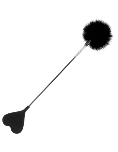 DARKNESS FUSTA CON PLUMA LOVE NEGRO 50CM