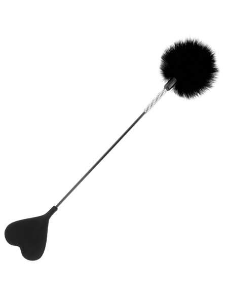 DARKNESS FUSTA CON PLUMA LOVE NEGRO 50CM
