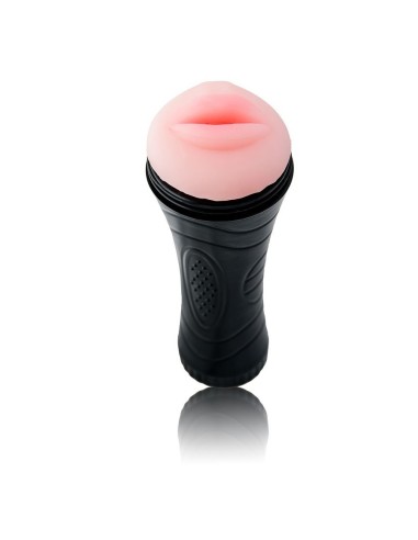 BOCA MASTURBADOR CON VIBRADOR 7 RITMOS