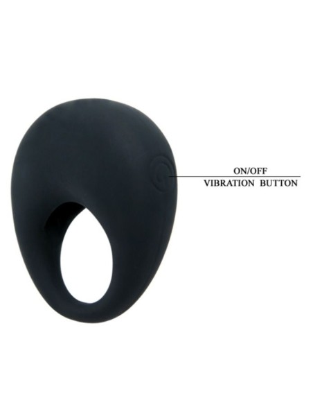 ANILLO VIBRADOR TRAP DE PRETTY LOVE NEGRO