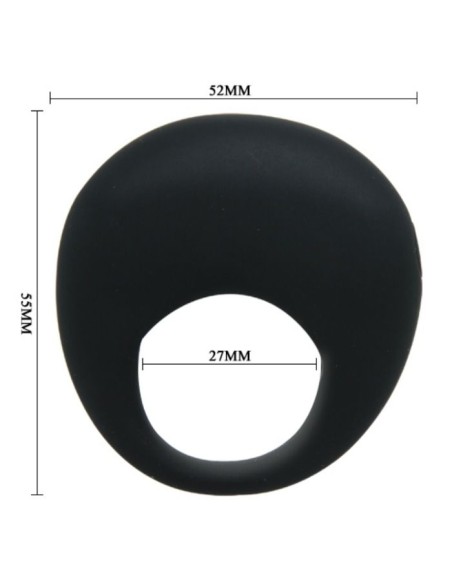 ANILLO VIBRADOR TRAP DE PRETTY LOVE NEGRO
