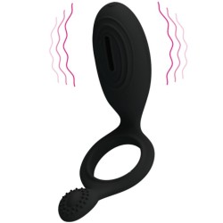 PRETTY LOVE ANILLO VIBRADOR CON ESTIMULADOR ETHEL 2