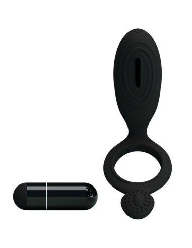 PRETTY LOVE ANILLO VIBRADOR CON ESTIMULADOR ETHEL