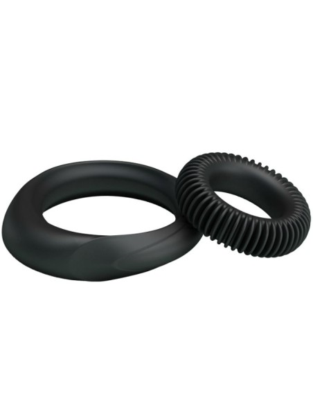 KIT 2 ANILLOS SILICONA RING MANHOOD