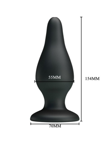PRETTY LOVE BOTTOM PLUG ERGONOMICO SILICONA 154 CM