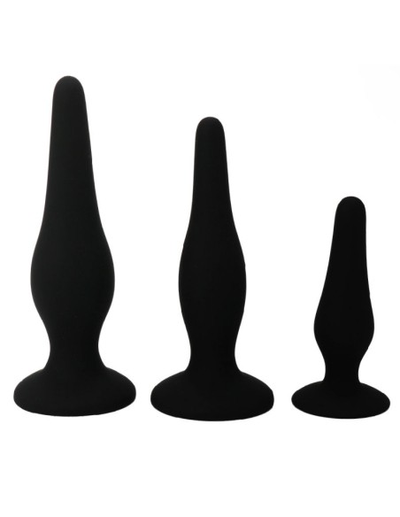 PRETTY BOTTOM KIT INICIACION ANAL PLUGS SILICONA