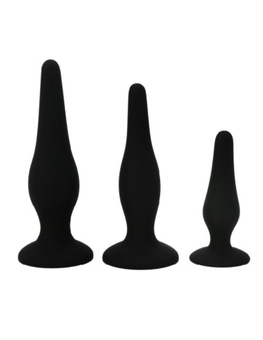 PRETTY BOTTOM KIT INICIACION ANAL PLUGS SILICONA