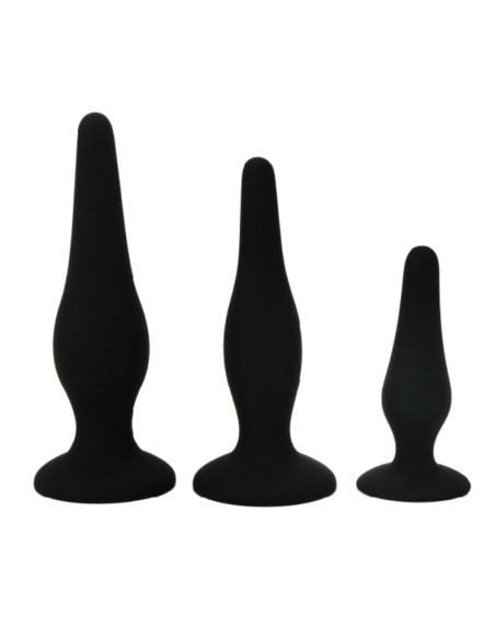 PRETTY BOTTOM KIT INICIACION ANAL PLUGS SILICONA